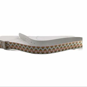 Absolutely Fresh 90’s Rainbow Hearts Bonded Leather Belt